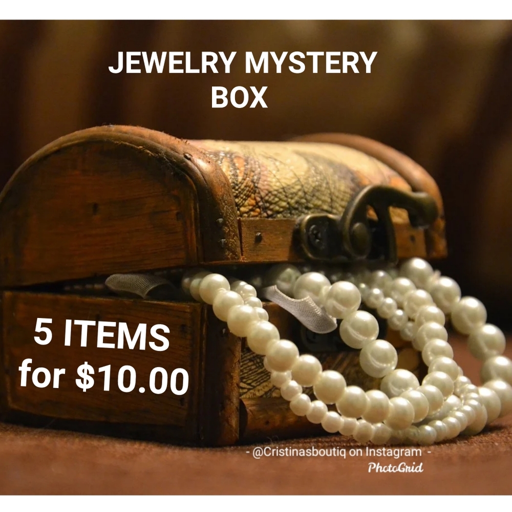 5 ITEMS FOR ONLY $10.00 Jewelry mystery box
